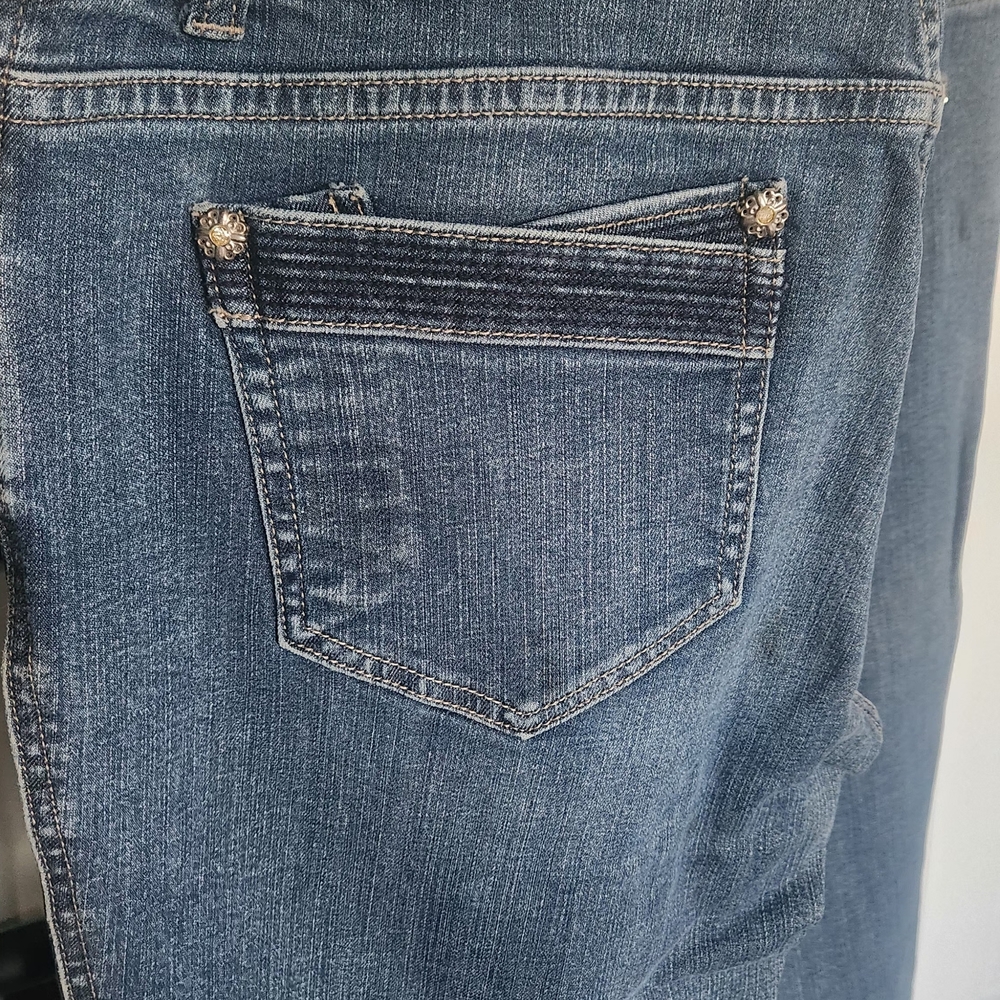 White House Black Market Blue Boot Cut Jeans